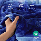 Bedsure Funny Blanket Blue