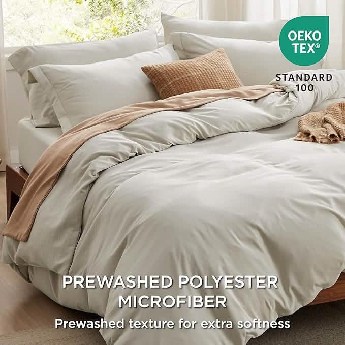 Comprehensive Prewashed Duvet Cover Set