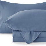 Bedsure Breathable Cotton Linen Bed Sheet Set