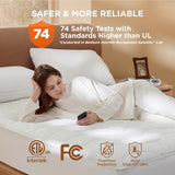 Coral Fleece Heated Mattress Pad