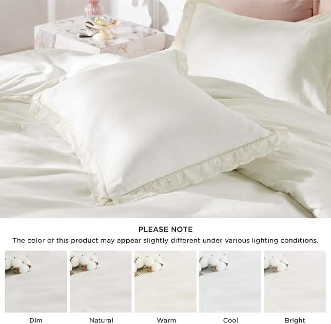 100% Cotton Stripe Slub Print Duvet Cover Set
