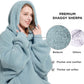 Shaggy Sherpa Blanket Hoodie