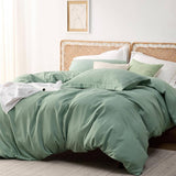 Polyester and Rayon Derived Duvet Cover Set