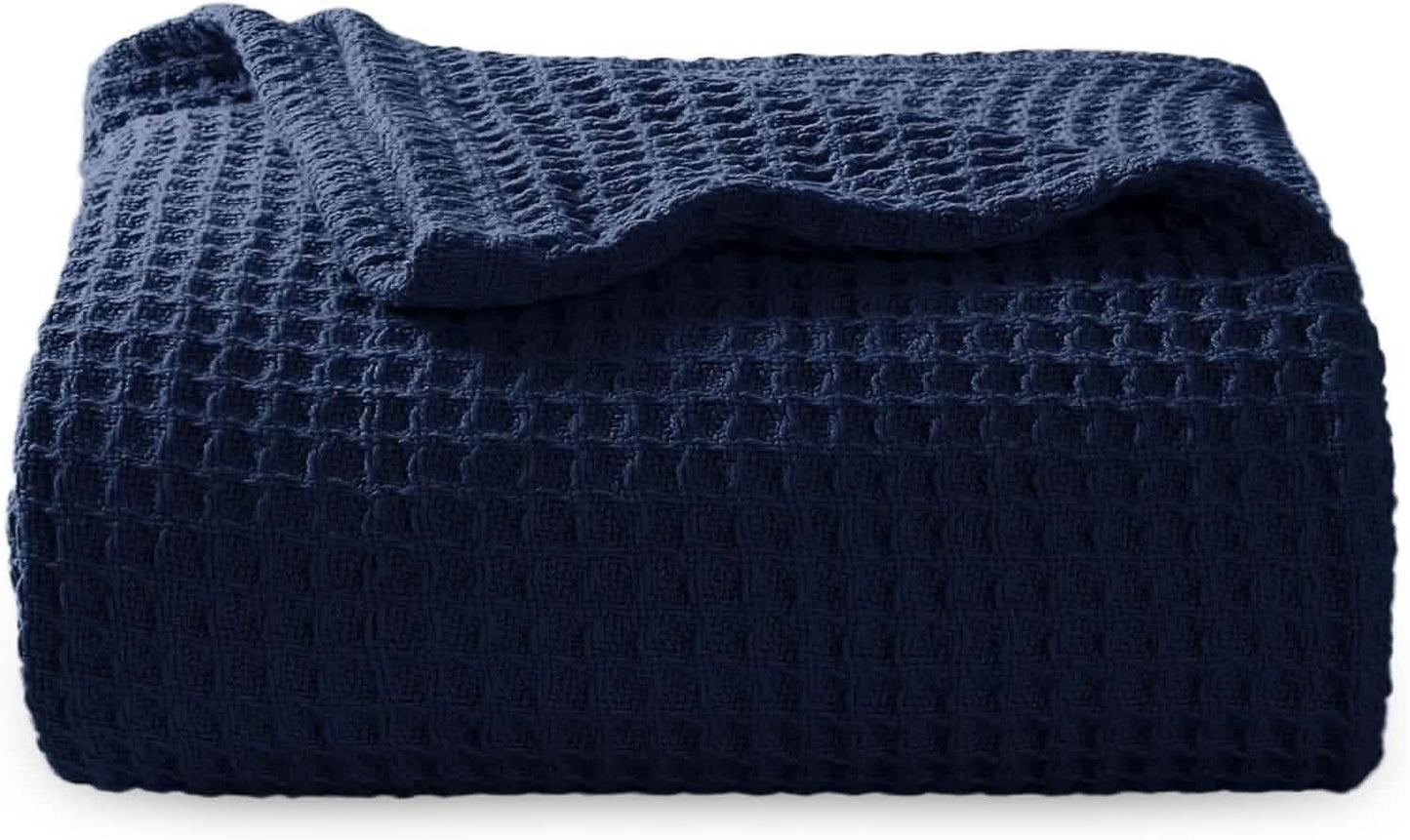 Cotton Waffle Weave Blanket