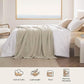 Textured Bubble Flannel Fleece Blanket