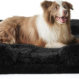 Orthopedic Long Faux Fur Flannel Dog Sofa