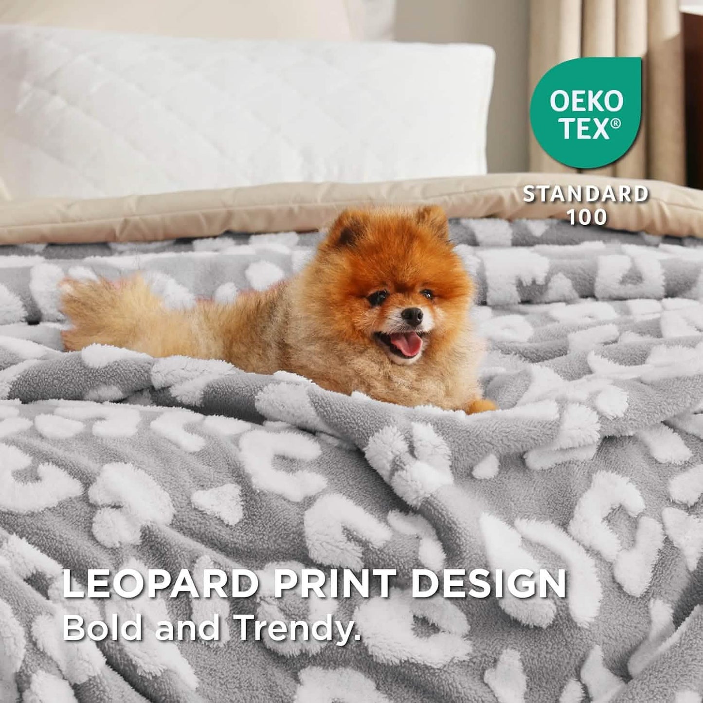 Textured Sherpa Fleece Blanket