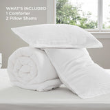 Cotton Waffle Weave Comforter Set