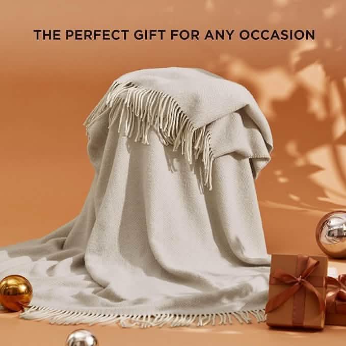 100% Wool Woven Blanket