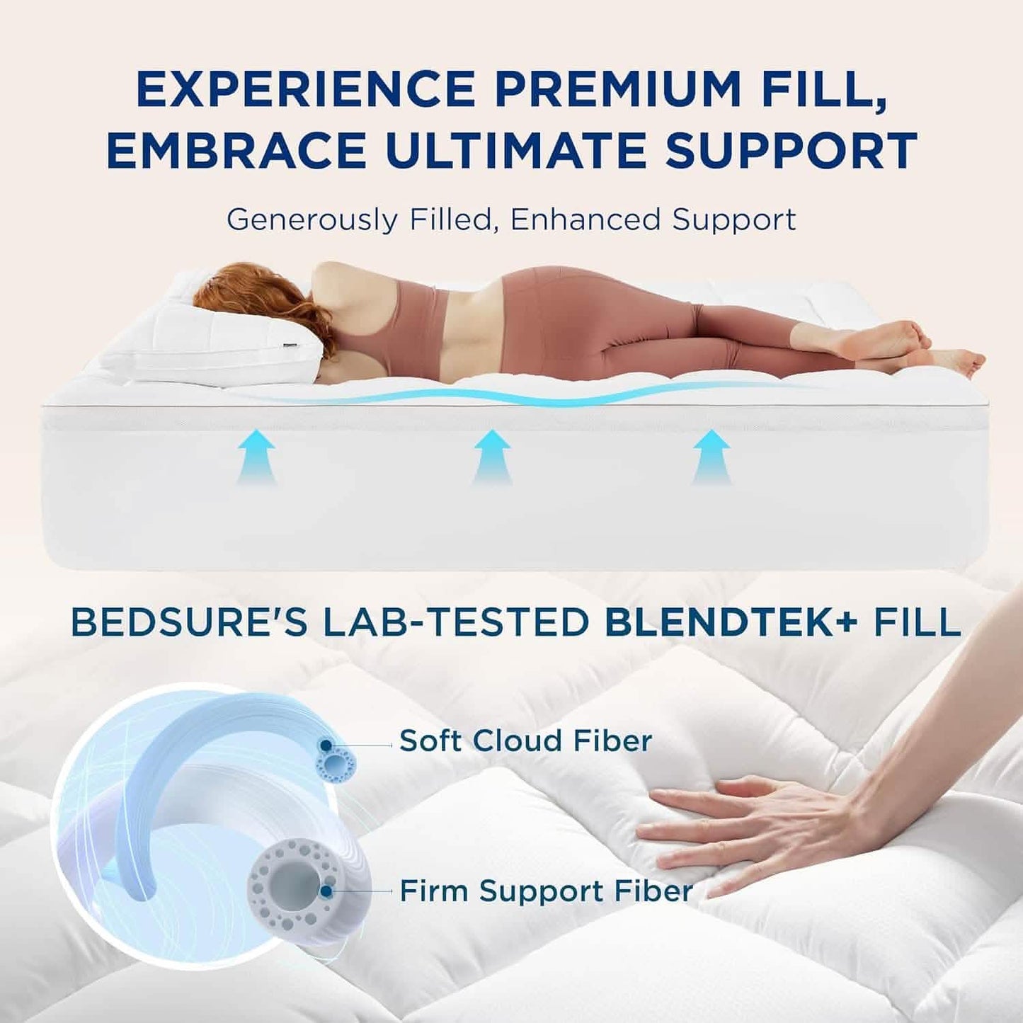 GentleSoft™ Luxury Loft Mattress Pad