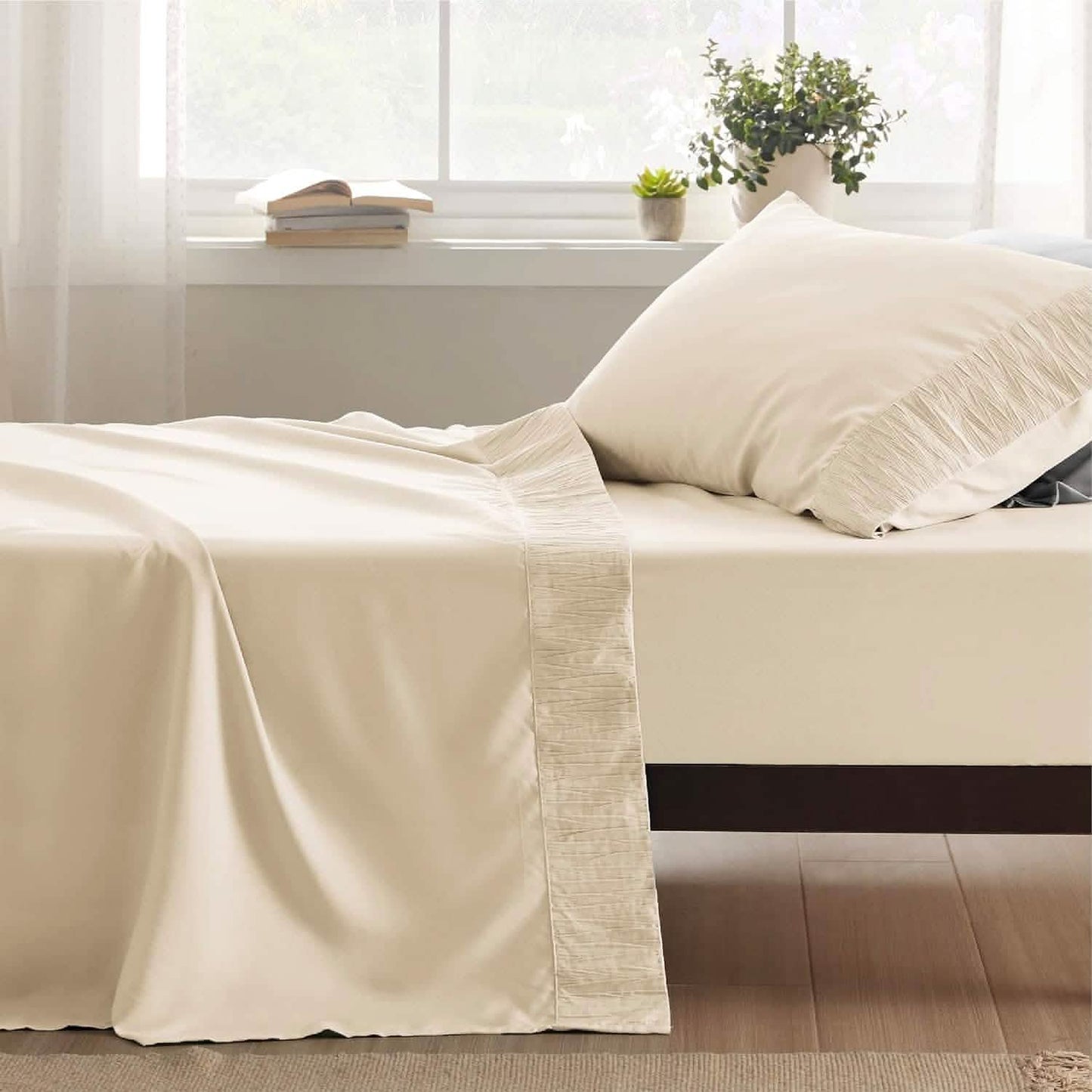 Ruched Sheet Set