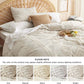 Tufted Embroidery Duvet Cover Set