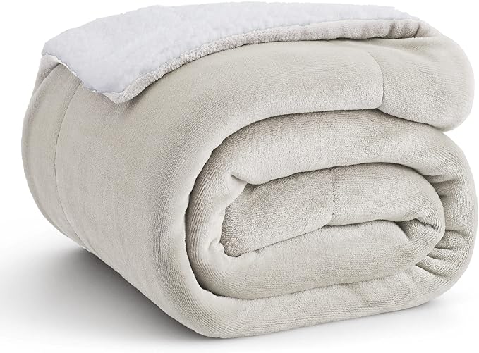 Sherpa and Fleece Reversible Blanket