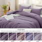 Prewashed Plain Comforter Set