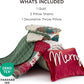 Christmas Modern Patchwork Quilt Set Tree