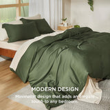 Bedsure Rayon Derived from Bamboo Duvet Cover Set