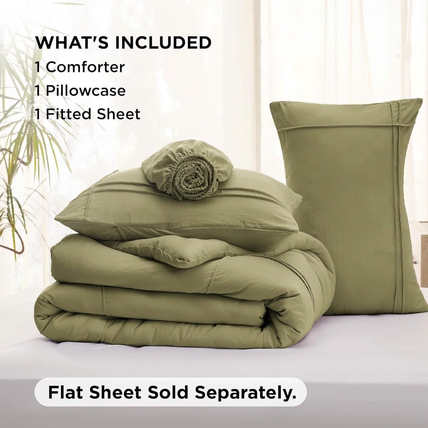 Pinch Pleat Comforter set