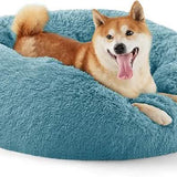 Calming Donut Bed for Dogs and Cats