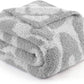 Feather Yarn Throw Blanket