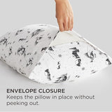 Bedsure 100% Cotton Flannel Pillowcases Black