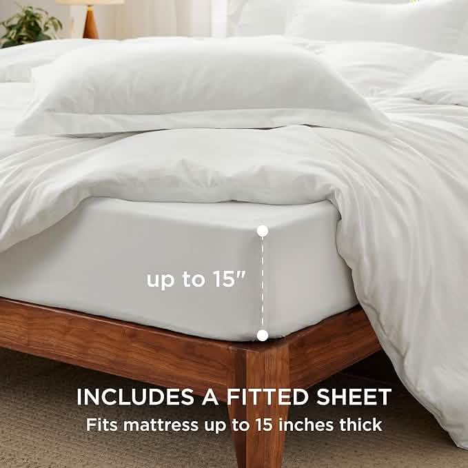 Comprehensive Prewashed Duvet Cover Set