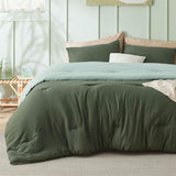 Prewashed Plain Comforter Set