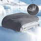 Bedsure Cooling Blankets for Hot Sleepers - Cold Blankets for Sleeping Queen Size for Bed, Lightweight Summer Ice Breathable Double-Sided Bedding Essentials as Gifts, Grey, 90x90 Inches