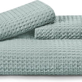 Cotton Waffle Weave Duvet Cover Set