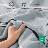 Bedsure Funny Blanket Grey