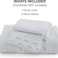 100% Cotton Diamond Wave Jacquard Duvet Cover Set