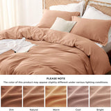 Polyester and Rayon Derived Duvet Cover Set