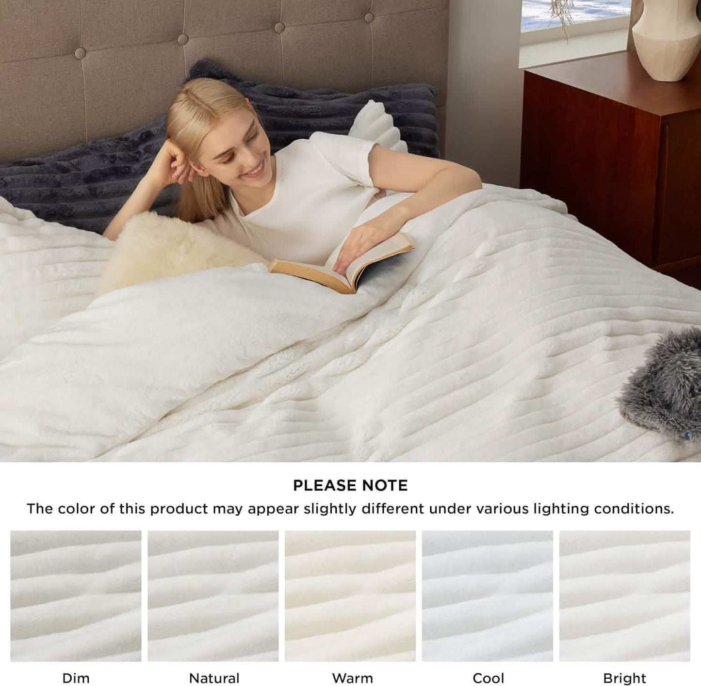 Striped Flannel Duvet Cover Set