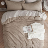 100% Cotton Waffle Weave Duvet Cover Set