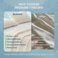 Bedsure Cooling Duvet Cover Queen Size - GentleSoft™ Cooling Bedding Set for Hot Sleepers, Ice-Cool Fabric Technology for Night Sweats, Soft & Breathable Lightweight Comforter Cover Set, 90x90, Beige