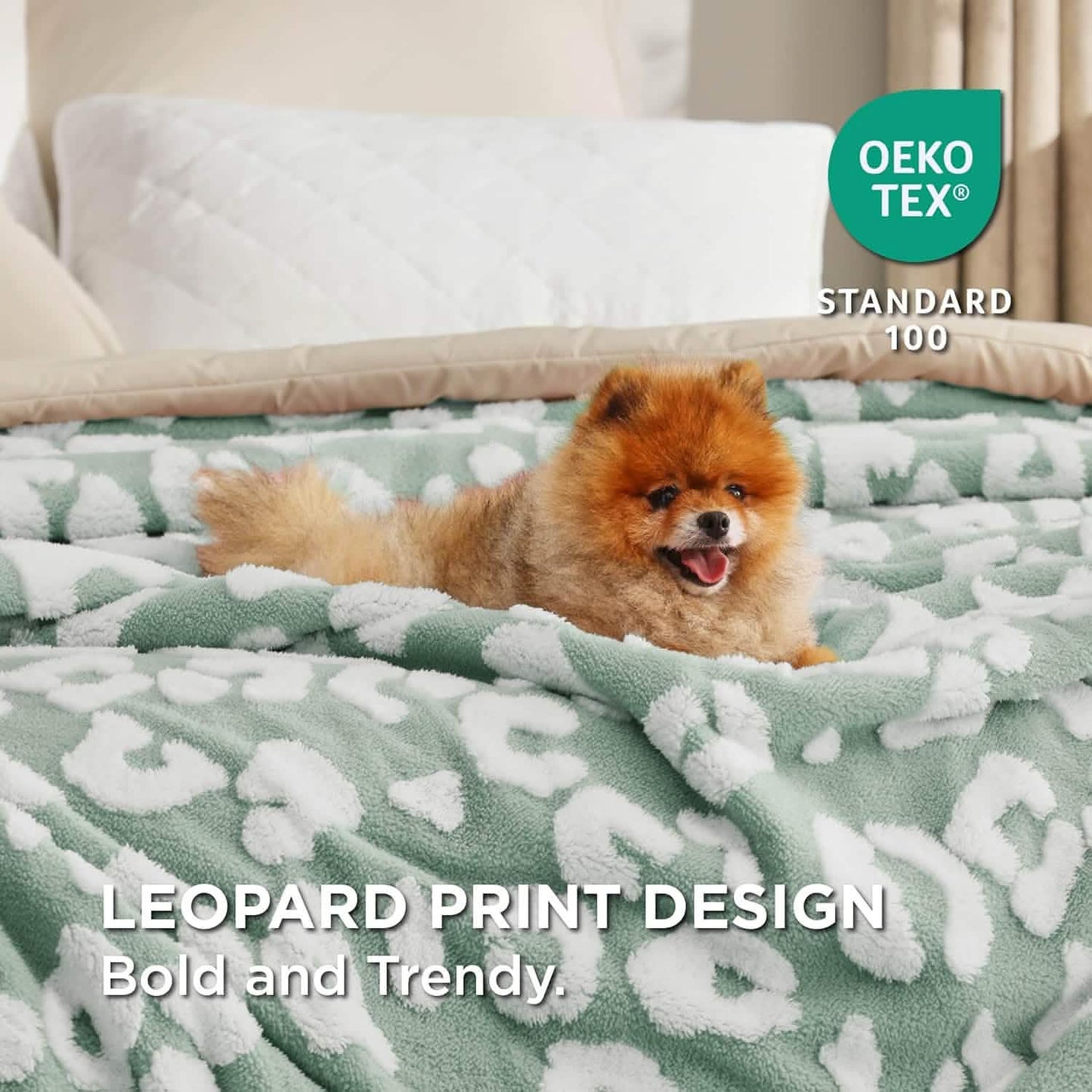 Textured Sherpa Fleece Blanket