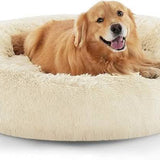 Calming Donut Bed for Dogs and Cats