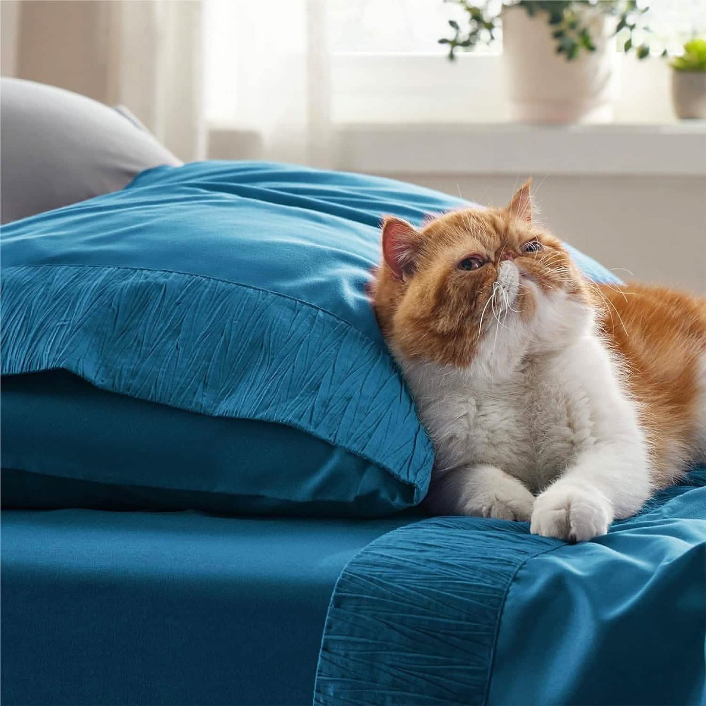 Ruched Sheet Set
