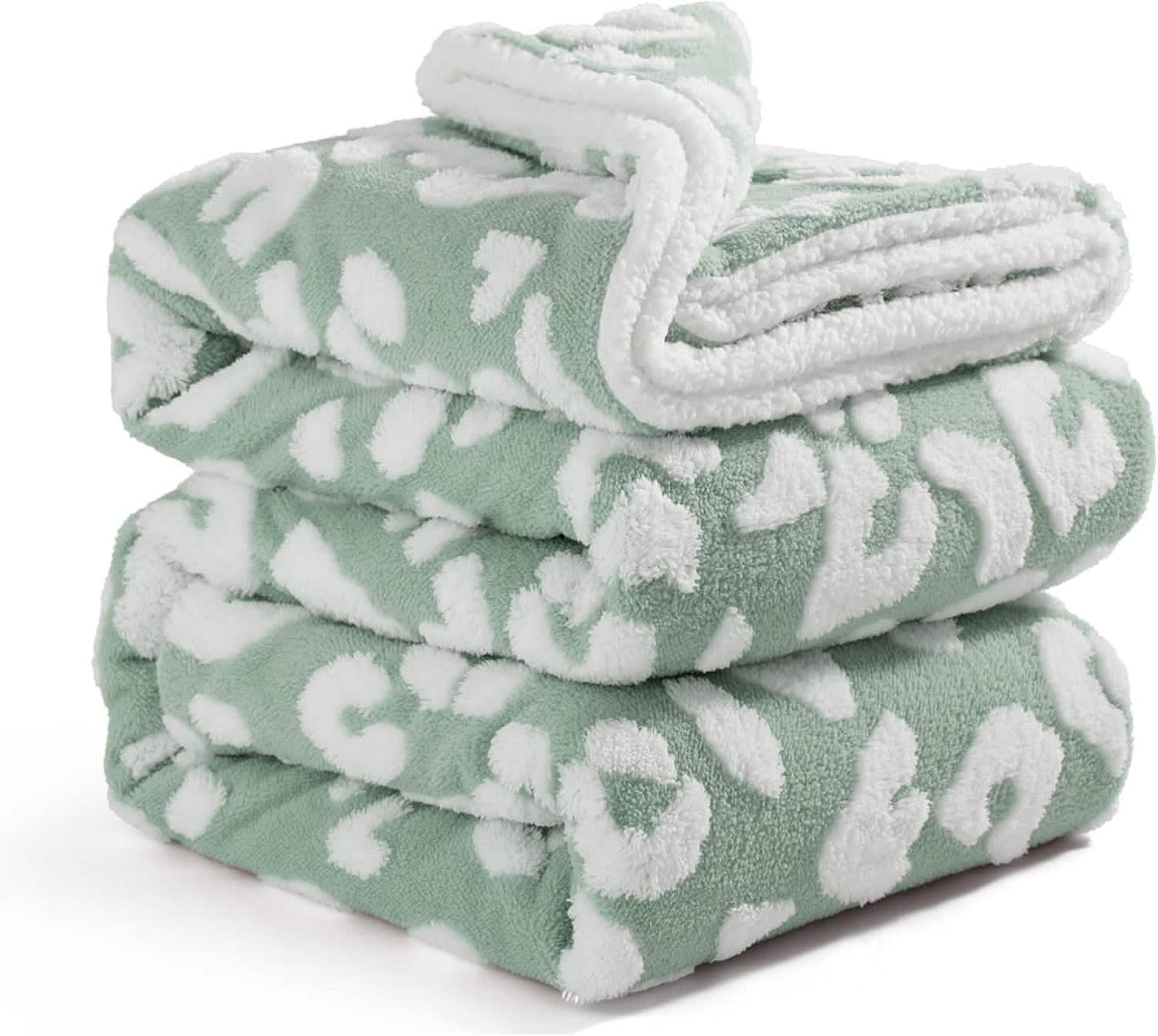 Textured Sherpa Fleece Blanket
