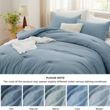 Prewashed Reversible Comforter Set