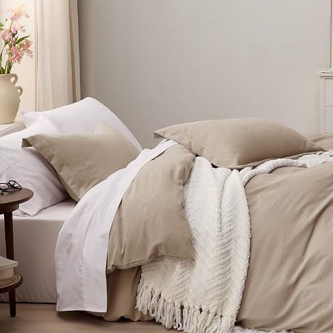 Prewashed Polyester Microfiber Duvet Cover Set