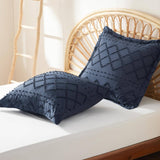 Tufted Embroidery Pillow Shams