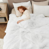 Bedsure Fuzzy Faux Fur Blanket