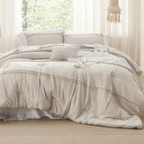 Pinch Pleat Comforter Set-2