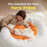 Bedsure Funny Blanket Ivory