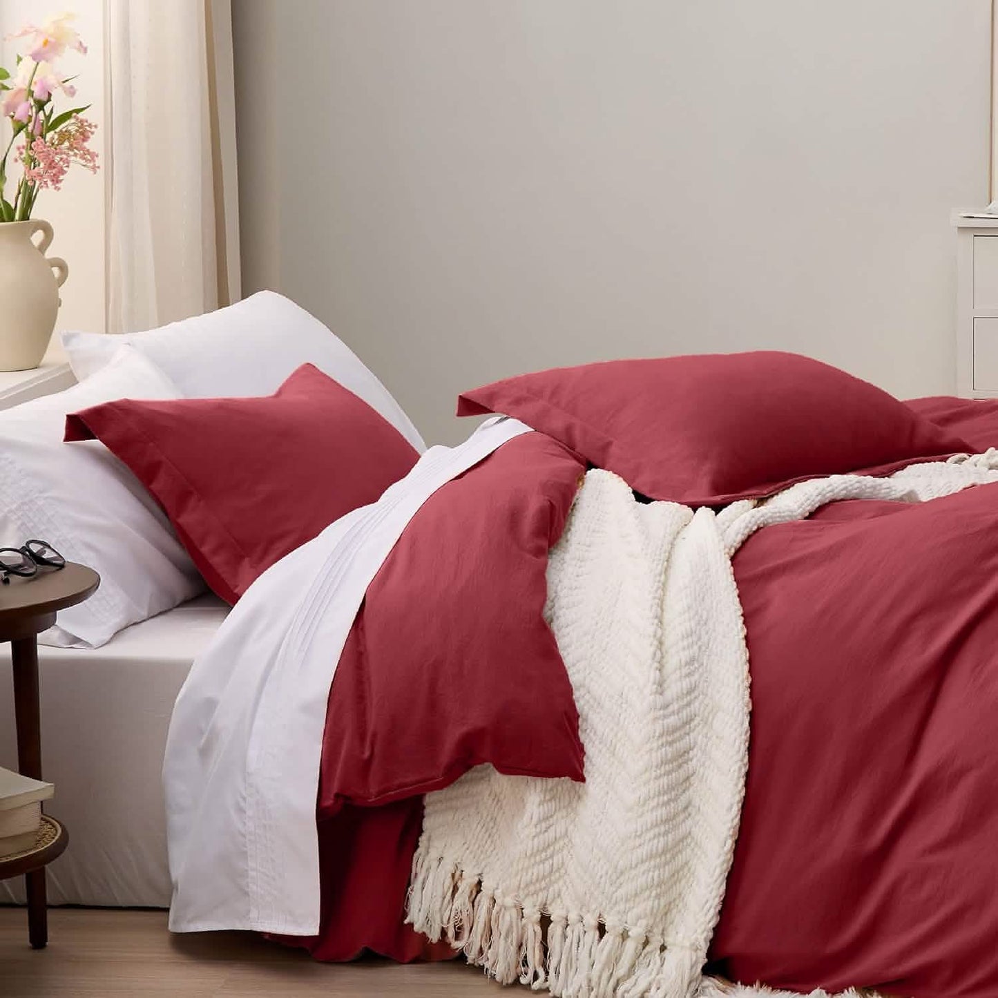 ButterySoft Ultra Soft Hypoallergenic Microfiber Duvet Cover Set