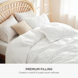 Bedsure Puffy Jacquard Comforter Set