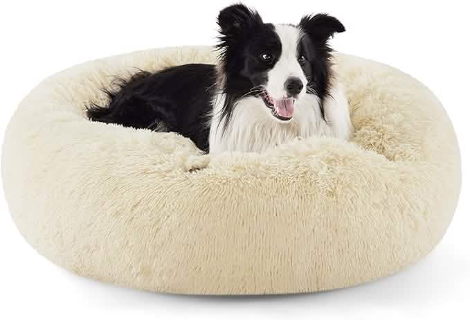 Calming Donut Bed for Dogs and Cats