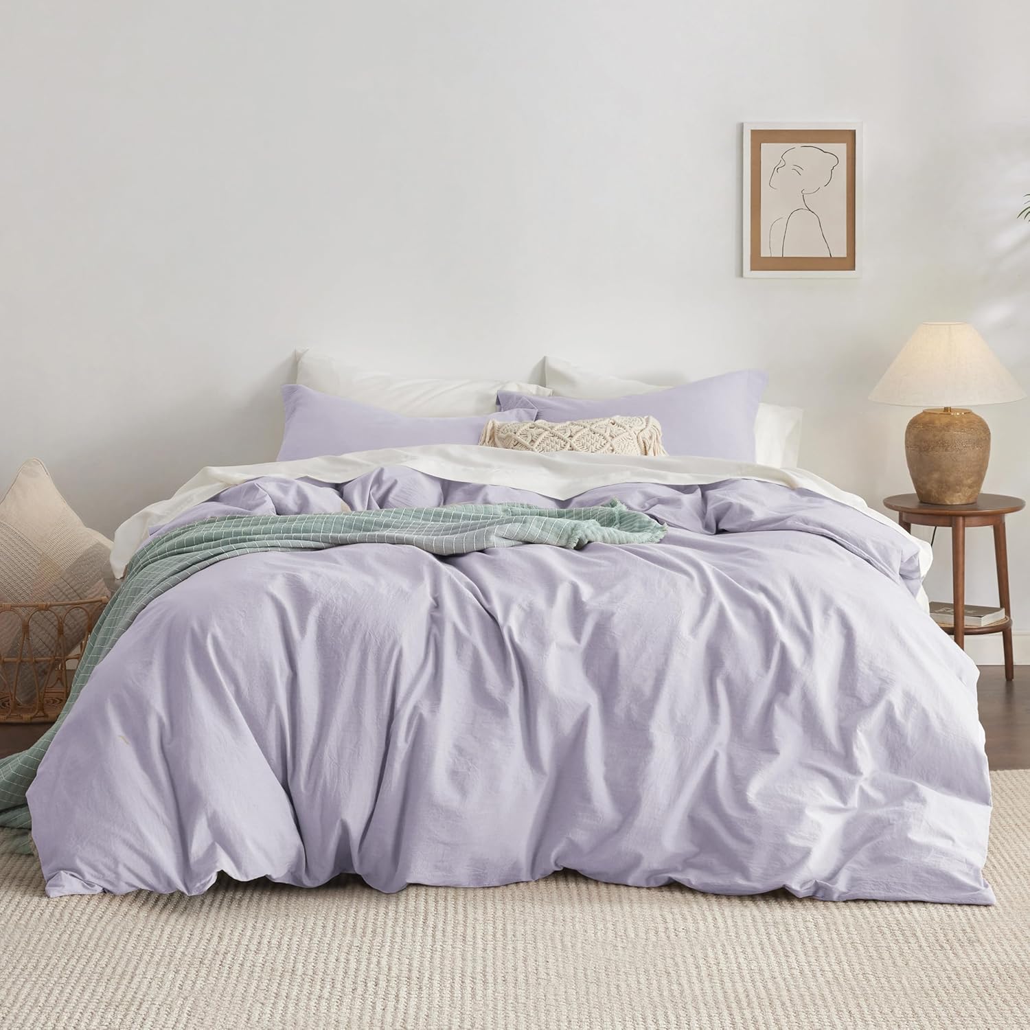 100% Washed Cotton Duvet Cover