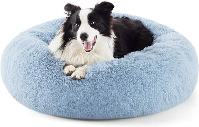 Calming Donut Bed for Dogs and Cats