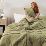 Bedsure Pinch Pleat Comforter set